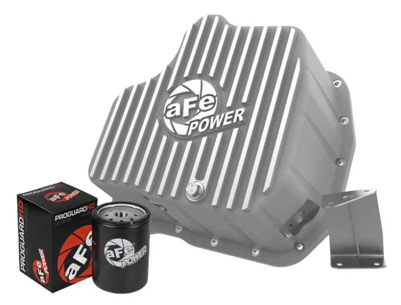 aFe Power 11-16 GM Diesel 2500HD / 3500HD V8-6.6L (TD) Street Series Engine Oil Pan Raw w/ Machined - 46-71080A