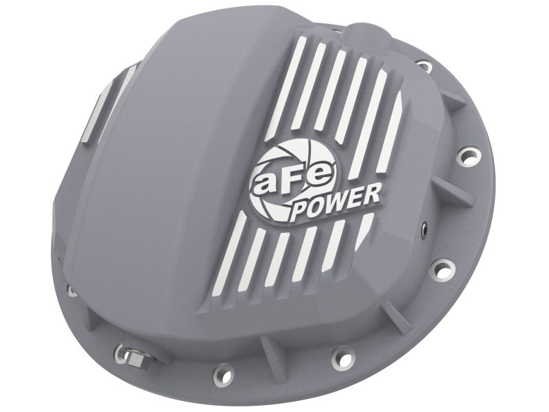 aFe Pro Series GMCH 9.5 Rear Diff Cover Raw w/ Machined Fins 19-20 GM Silverado/Sierra 1500 - 46-71140A