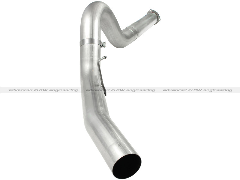 aFe Atlas 5in DPF-Back Aluminized Steel Exh Sys, Ford Diesel Trucks 11-14 v8-6.7L (td) No tip - 49-03055