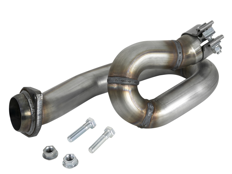 aFe POWER Twisted Steel Loop Relocation Pipe 2018 Jeep Wrangler (JL) V6-3.6L - 48-48027