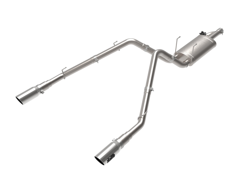 aFe 09-18 Ram 1500 V8 5.7L Hemi Gemini XV 3in 304 SS Cat-Back Exhaust w/ Polished Tips - 49-32083-P