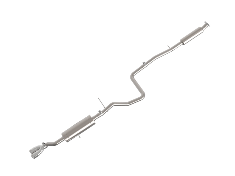 aFe Takeda Series 2 1/2in 304 SS Cat-Back 14-19 Ford Fiesta L4-1.6L w/Polished Tip - 49-33134-P