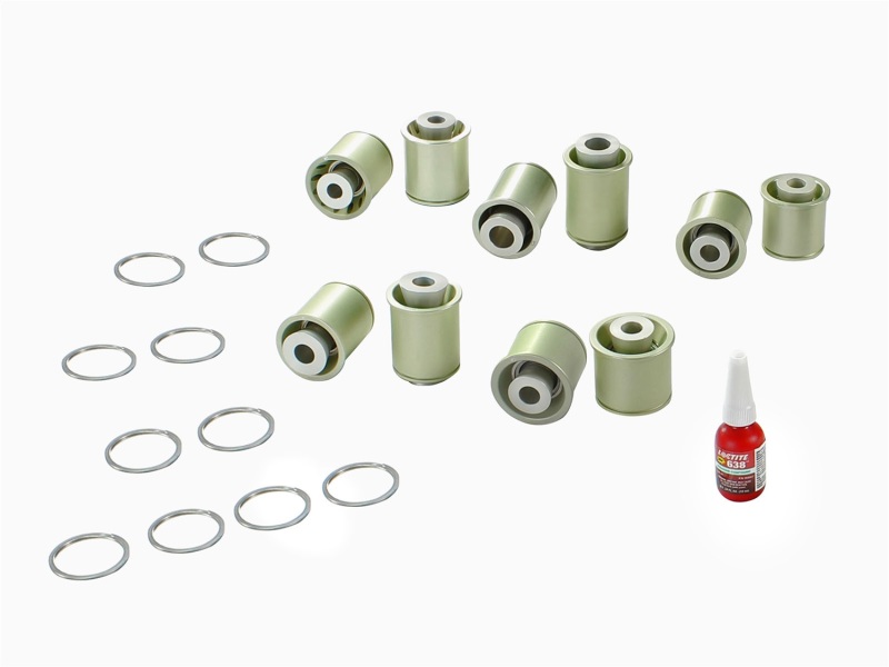 aFe Control PFADT Steel Frame Drag Rear Solid Spherical C/A Bearings Set; Chevy Corvette C5 / C6 - 460-401002-A