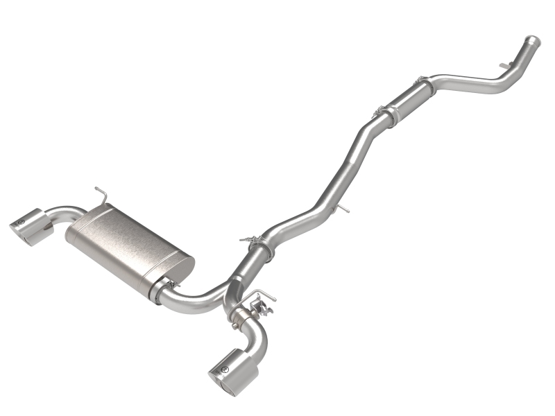 aFe POWER Takeda 2021 Toyota Supra 2.0L (t) 2.5in-3in 304 SS CB Exhaust w/ Polished Tips - 49-36050-P