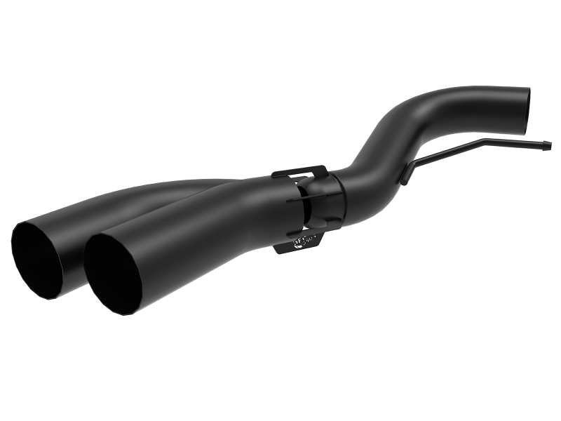 aFe Rebel DPF-Back 409 SS Exhaust System w/Dual Black Tips 18-19 Ford F-150 V6 3.0L (td) - 49-43108-B