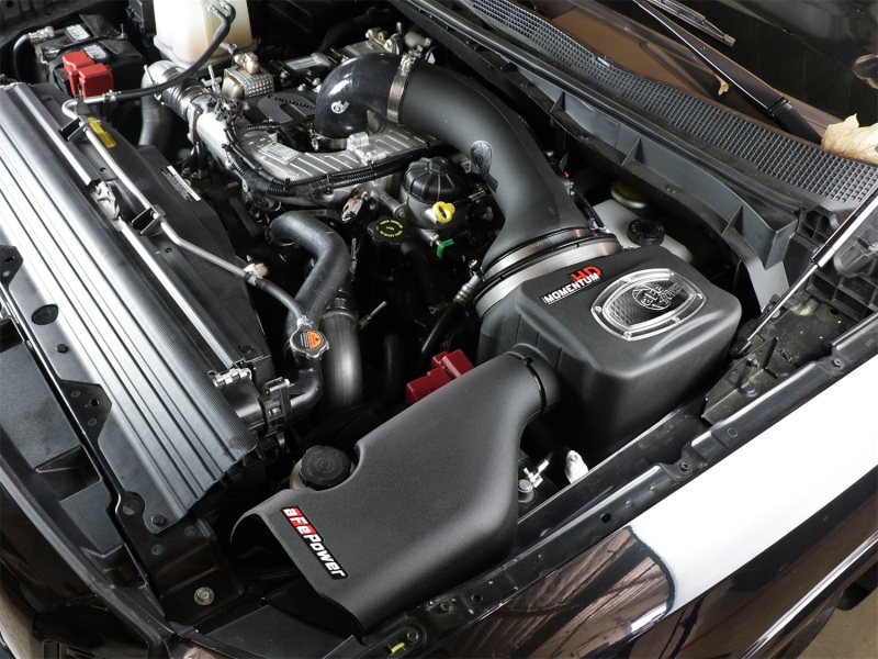 aFe 16-19 Nissan Titan XD V8 5.0L Momentum HD Cold Air Intake System w/ Pro DRY S Media - 51-76105