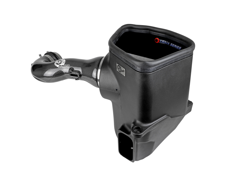 aFe 19-21 GM Trucks 5.3L/6.2L Track Series Carbon Fiber Cold Air Intake System W/ Pro Dry S Filters - 57-10015D