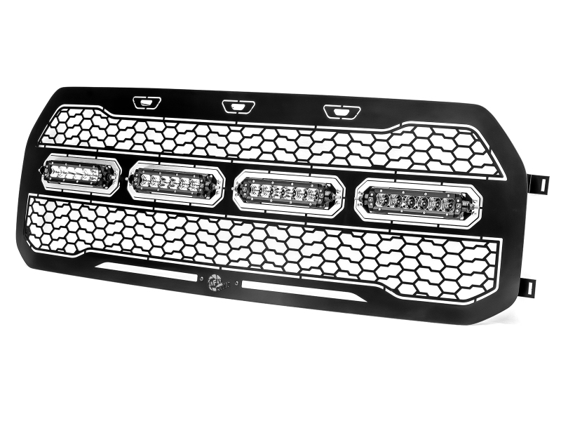 aFe 17-20 Ford Raptor w/o FFC Scorpion Grill w/ LEDs - 79-21001L