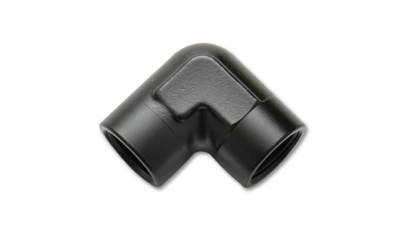 Vibrant 1/4in NPT 90 Degree Female Pipe Coupler Fitting - 11321