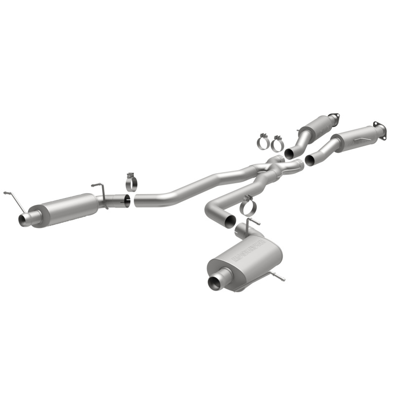 MagnaFlow 12-21 Jeep Grand Cherokee V8 6.4L Dual Split Rear Exit Stainless Cat Back Performance Exhaust - 15064