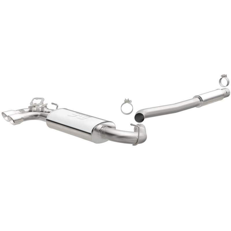 MagnaFlow CB SS 2.5/3in Dual Straight DS Rear Ext 3in Tip 12-15 BMW 328i /428i 2.0L Coupe Sedan - 19195