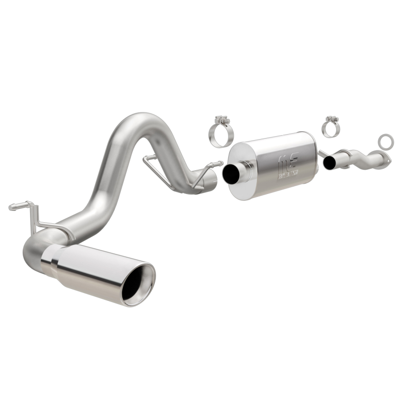 MagnaFlow Cat-Back 2016 Toyota Tacoma 3.5L V6 SS 3in Single Pass Side Exit Rear 4in Tip - 19291