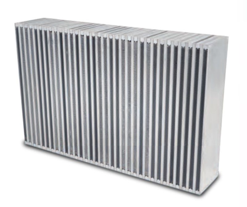 Vibrant Vertical Flow Intercooler Core 24in. W x 12in. H x 3.5in. Thick - 12861
