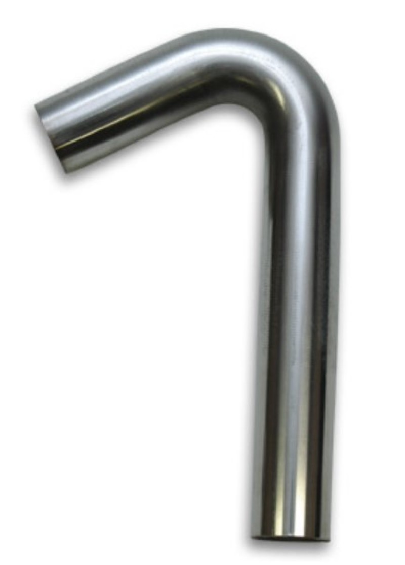 Vibrant 3.5in OD x 3in CLR 304 Stainless Steel Tubing 120 Degree Mandrel Bend - 13014