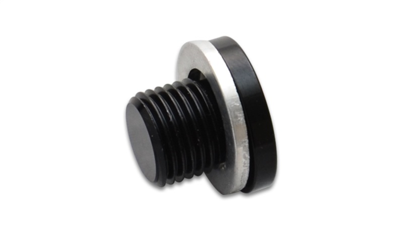 Vibrant M18 x 1.5 Metric Aluminum Port Plug with Crush Washer - 16665