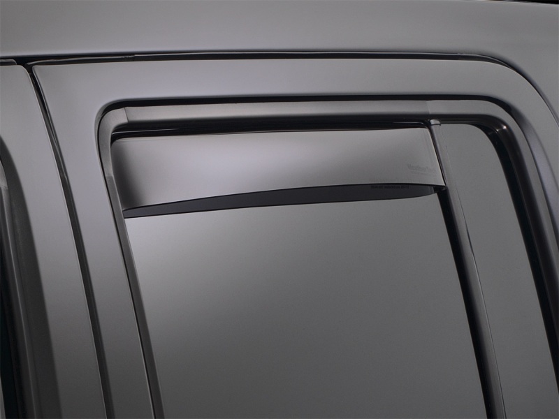 WeatherTech 13-18 Hyundai Santa Fe Front Rear Side Window Deflectors - Dark Smoke - 84725
