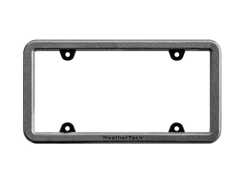 WeatherTech BumpFrame Black Satin Textured Finish License Plate Frame - 8ALPBF1