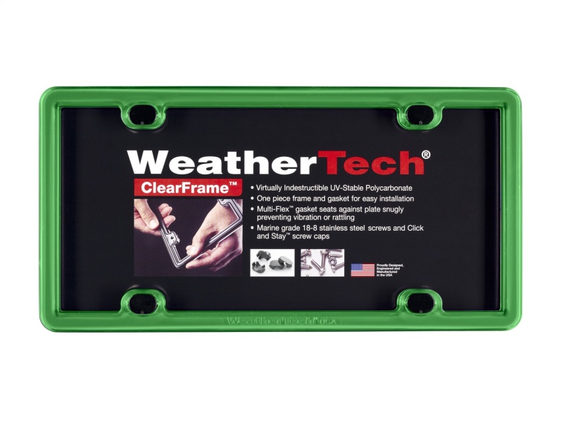 WeatherTech ClearFrame - Kelly Green - 8ALPCF11