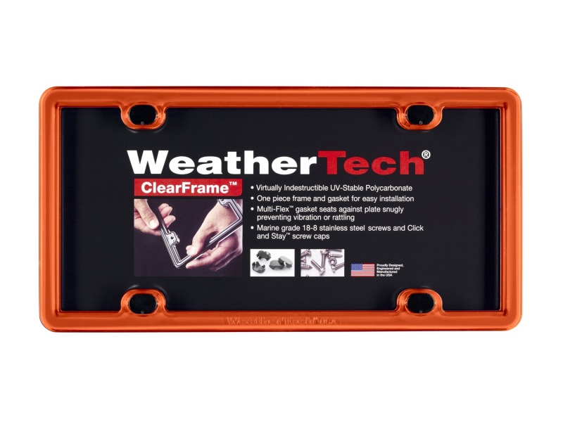 WeatherTech ClearFrame - Orange - 8ALPCF13