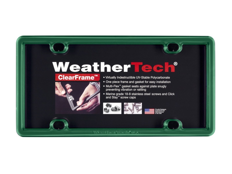 WeatherTech ClearFrame - Green - 8ALPCF18