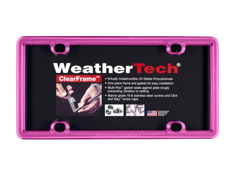 WeatherTech ClearFrame - Hot Pink - 8ALPCF3