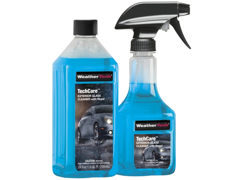 WeatherTech TechCare Exterior Glass Cleaner w/ Repel 18oz. Bottle - 8LTC43K