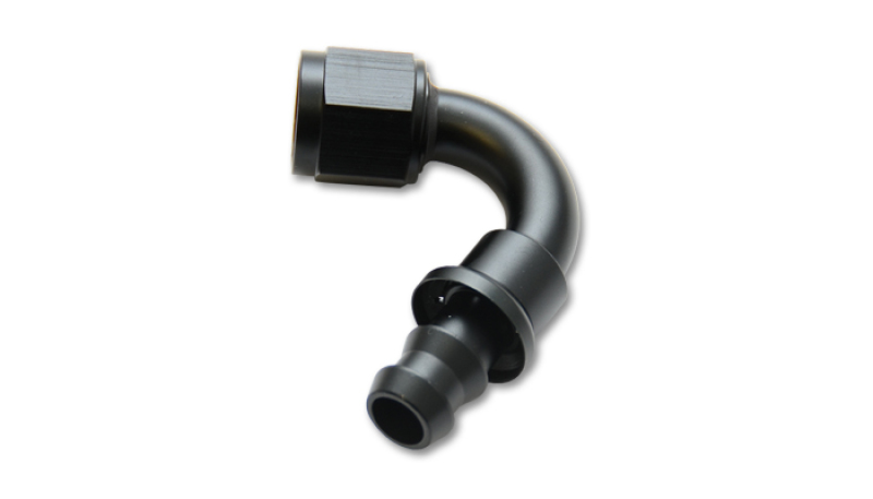 Vibrant Push-On 120 Degree Hose End Elbow Fitting - -8AN - 22208