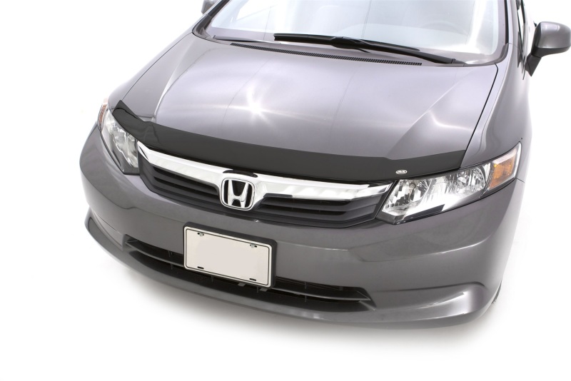 AVS 2012 Honda Civic Aeroskin Low Profile Acrylic Hood Shield - Smoke - 320028