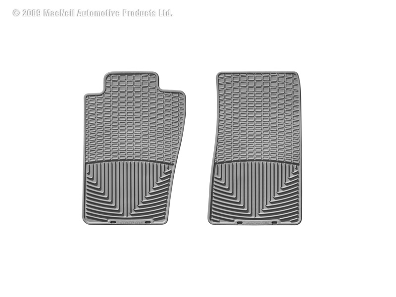 WeatherTech 82-93 Chevrolet S10 Pickup Front Rubber Mats - Grey - W11GR