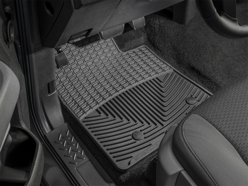 WeatherTech 08-13 Toyota Highlander Front Rubber Mats - Black - W120