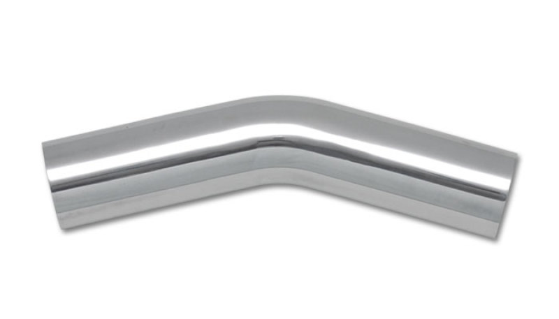 Vibrant 4in O.D. Universal Aluminum Tubing (30 degree Bend) - Polished - 2813