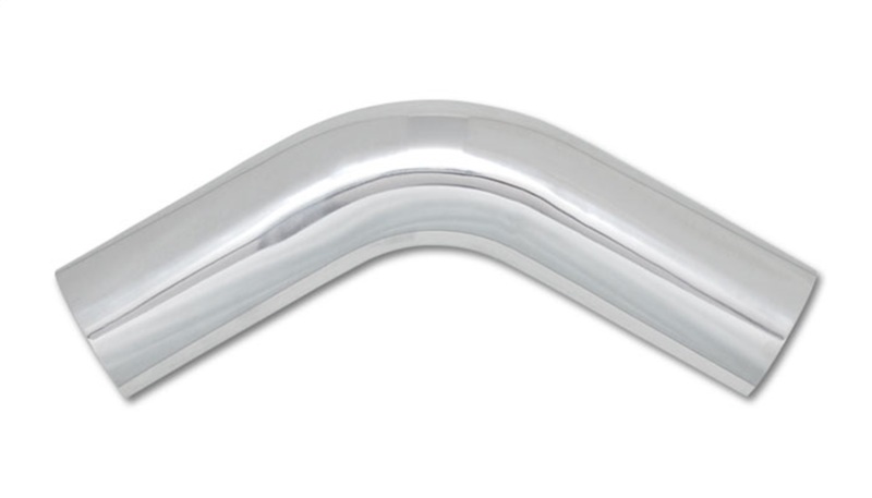 Vibrant 2.5in O.D. Universal Aluminum Tubing (60 degree Bend) - Polished - 2817