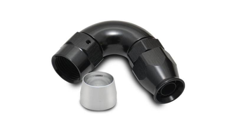 Vibrant -4AN 120 Degreeree Hose End Fitting for PTFE Lined Hose - 28204