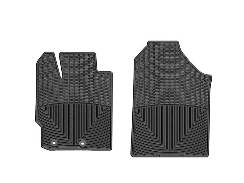 WeatherTech 12+ Toyota Yaris Front Rubber Mats - Black - W263