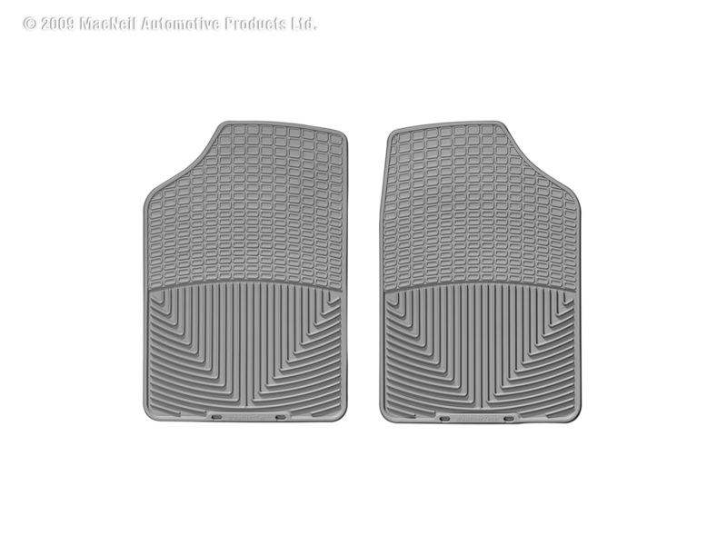 WeatherTech 94 Lincoln Town Car Front Rubber Mats - Grey - W2GR