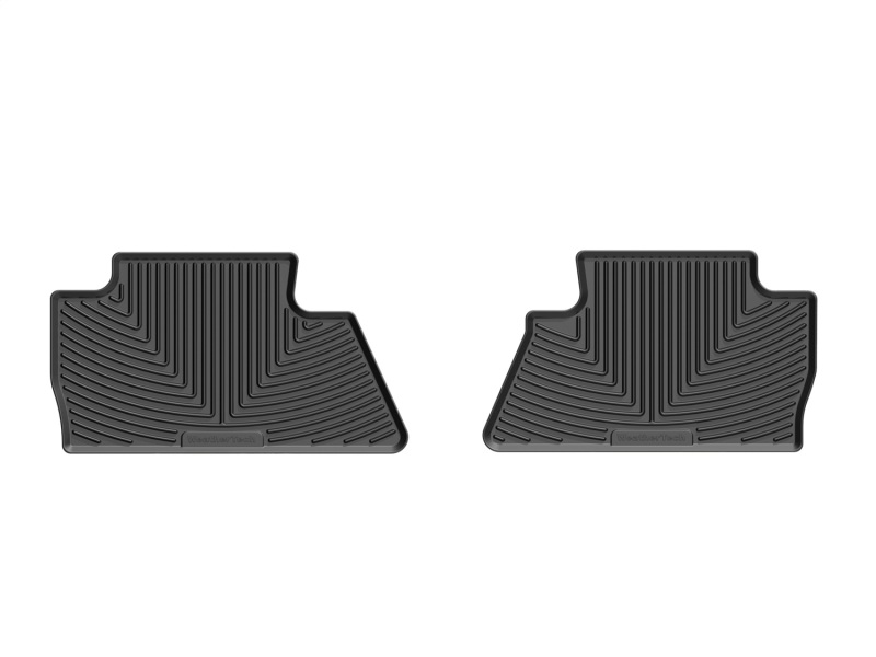 WeatherTech 14+ Chevrolet Silverado Rear Rubber Mats - Black - W311