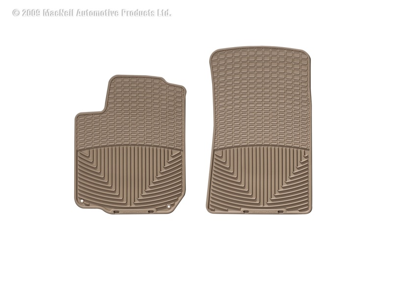 WeatherTech 04 Volkswagen R32 Front Rubber Mats - Tan - W31TN