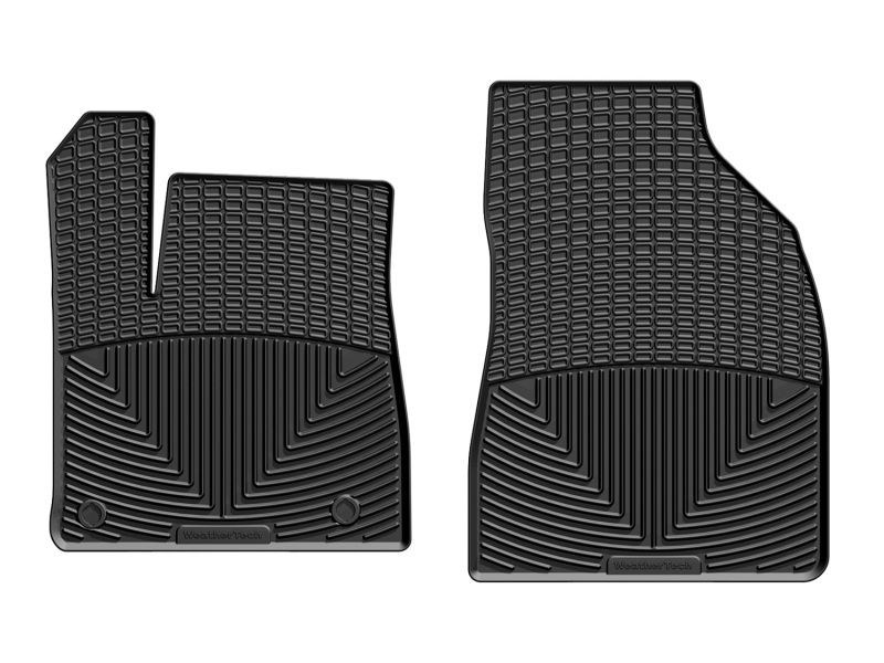WeatherTech 14+ Toyota Highlander Front Rubber Floor Mats - Black - W333
