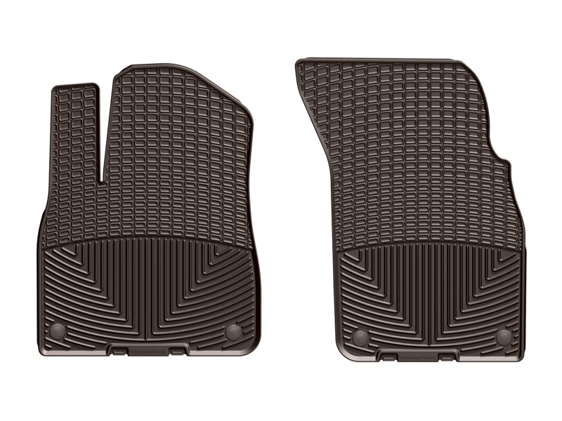 WeatherTech 2017+ Audi Q7 Front Rubber Mats - Cocoa - W376CO