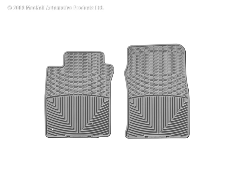 WeatherTech 00-05 Hyundai Accent Front Rubber Mats - Grey - W39GR