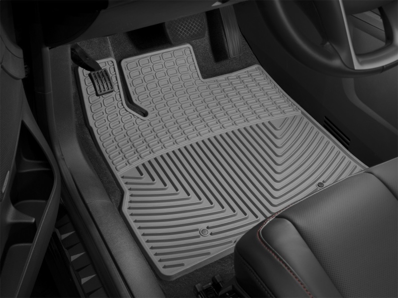 WeatherTech 2017+ GMC Acadia/Acadia Denali Front Rubber Mats - Grey - W418GR