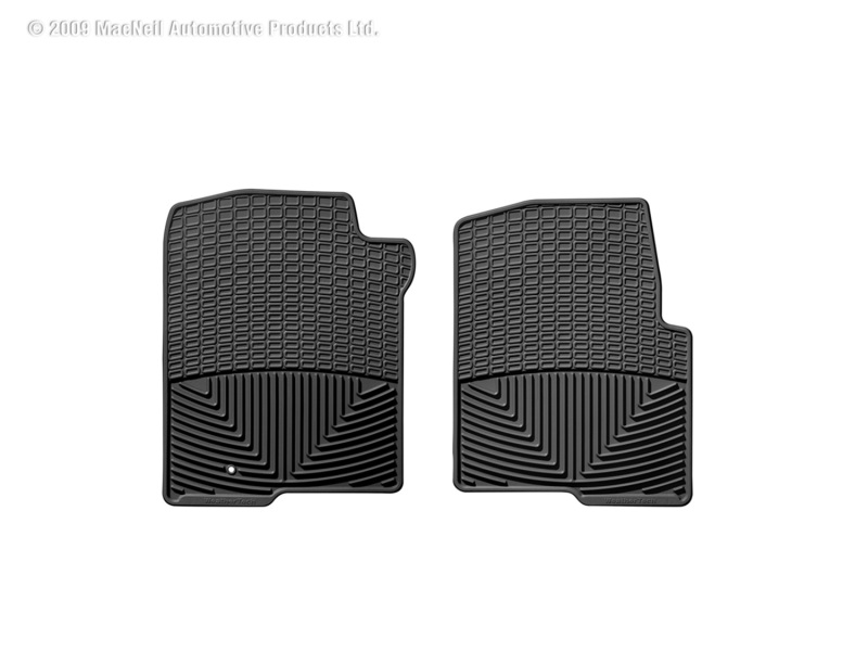 WeatherTech 04-08 Ford F150 Ext Cab Front Rubber Mats - Black - W42
