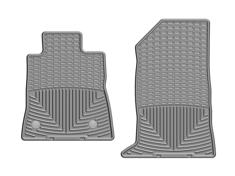 WeatherTech 2016 + Chevrolet Camaro Front Rubber Mats - Grey - W437GR