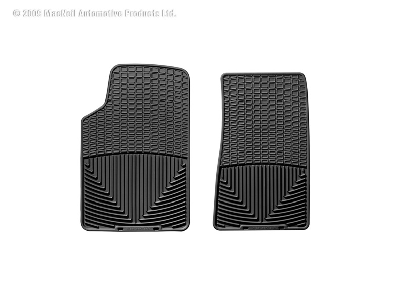 WeatherTech 03-10 Cadillac CTS Front Rubber Mats - Black - W47