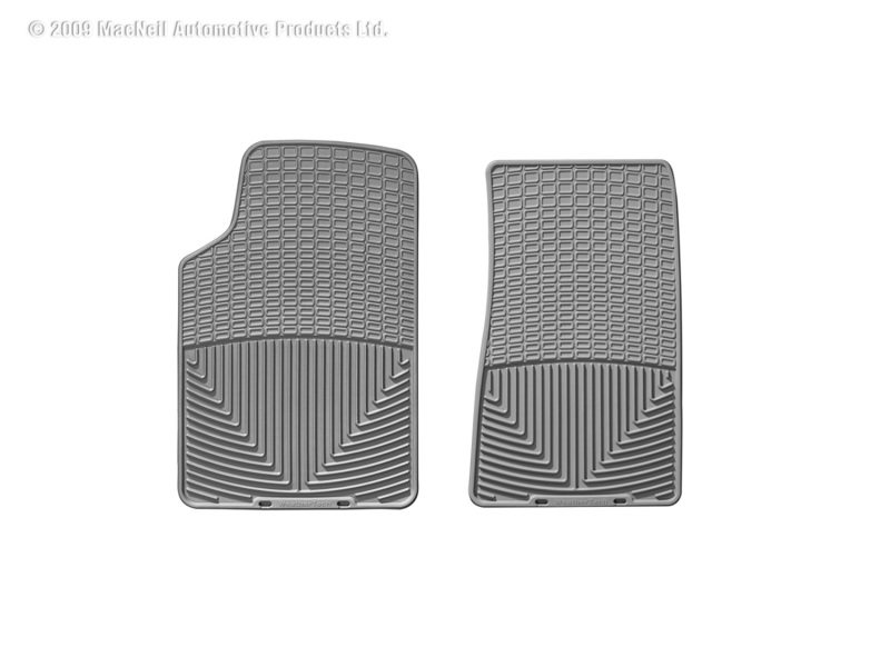 WeatherTech 03-10 Cadillac CTS Front Rubber Mats - Grey - W47GR