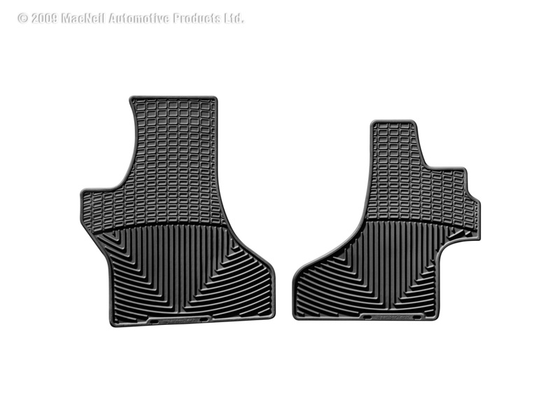 WeatherTech 95-05 Chevrolet Astro Van Front Rubber Mats - Black - W51
