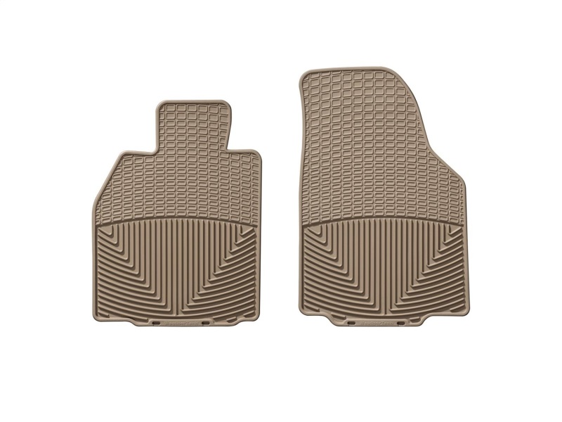 WeatherTech 05-11 Porsche 911 (997) Front Rubber Mats - Tan - W57TN