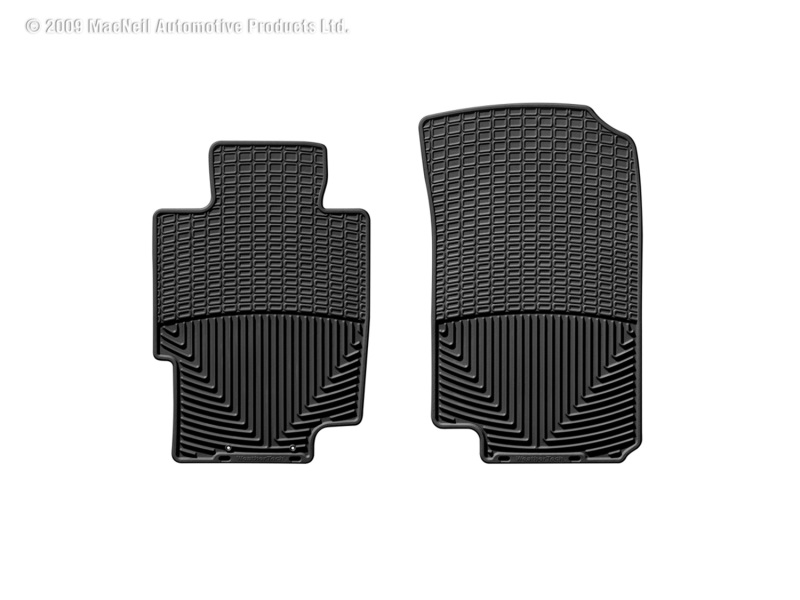 WeatherTech 04-08 Acura TL Front Rubber Mats - Black - W58