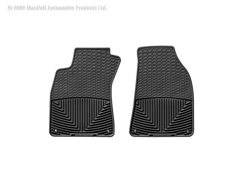 WeatherTech 95-04 Audi A6 Sedan Front Rubber Mats - Black - W67