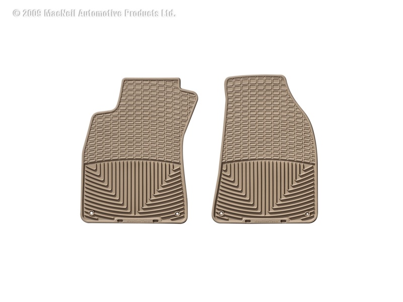 WeatherTech 95-04 Audi A6 Sedan Front Rubber Mats - Tan - W67TN